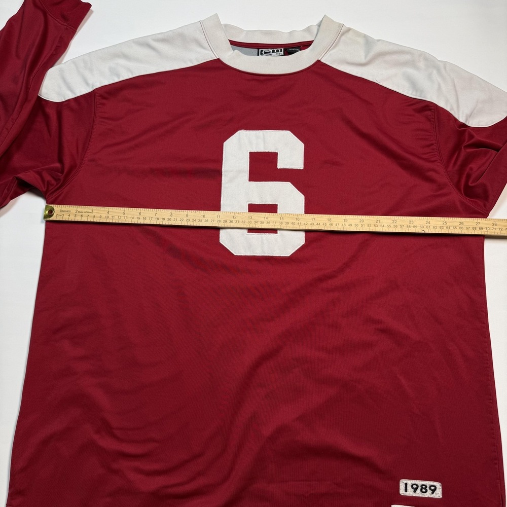 Vintage P. Miller Jersey Mens 3XL Red 6 Football 1989 Stitched Y2K Master P - Picture 7 of 7
